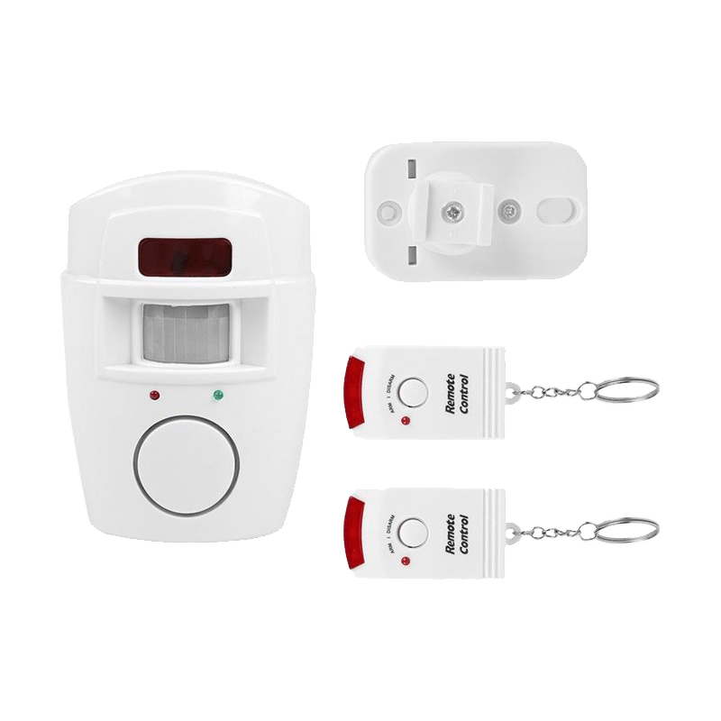 SISTEMA DE ALARMA CON SENSOR PIR Y CONTROL REMOTO (REMATE)