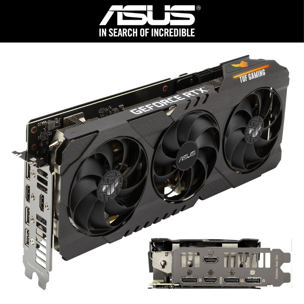 [TUF-RTX3070TI-O8G] ASUS TUF GEFORCE RTX 3070 8GB (GRADO C)(REMATE)