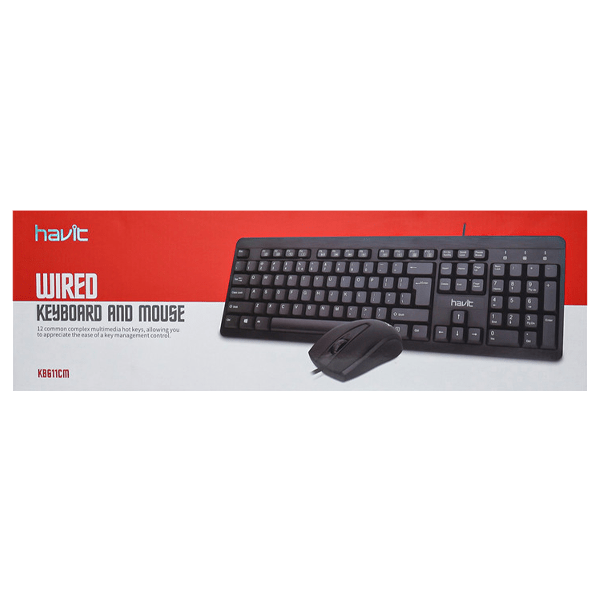 [HAVIT-KB611CM] HAVIT KB611CM - TECLADO Y MOUSE USB ESPAÑOL