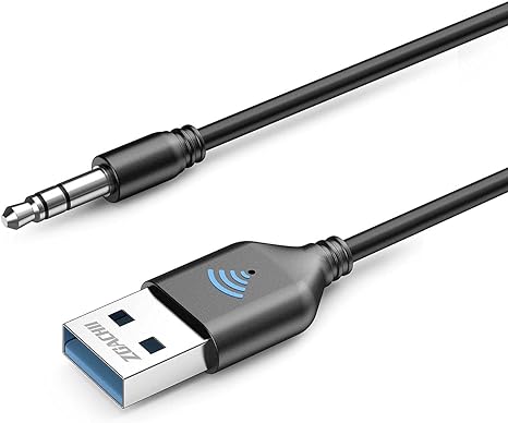 [CABLE-MSD168] ADAPTADOR BLUETOOTH A AUXILIAR PARA AUTOMÓVIL