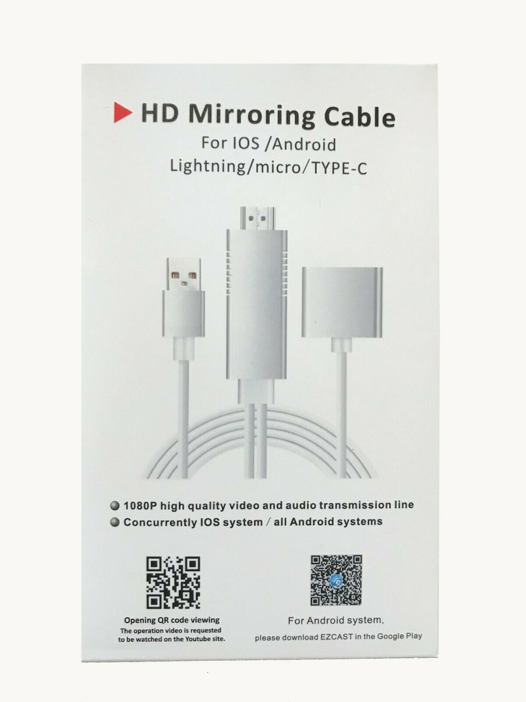 [CABLE HDMI S9] HD MIRRORING CABLE HDMI S9 REMATE