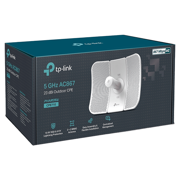 [TPL-CPE710] TP-LINK PHAROS CPE710 - ANTENA EXTERIOR CPE 5GHz AC 867Mbps 23dBi