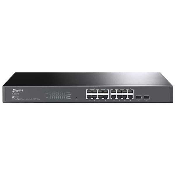 [TPL-SG2218] TP-LINK TL-SG2218 - SWITCH INTELIGENTE JETSTREAM DE 16 PUERTOS GIGABIT CON 2 RANURAS SFP