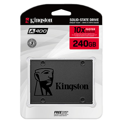 [SA400S37/240G] KINGSTON A400 - DISCO DURO SSD SATA 240GB 2.5"